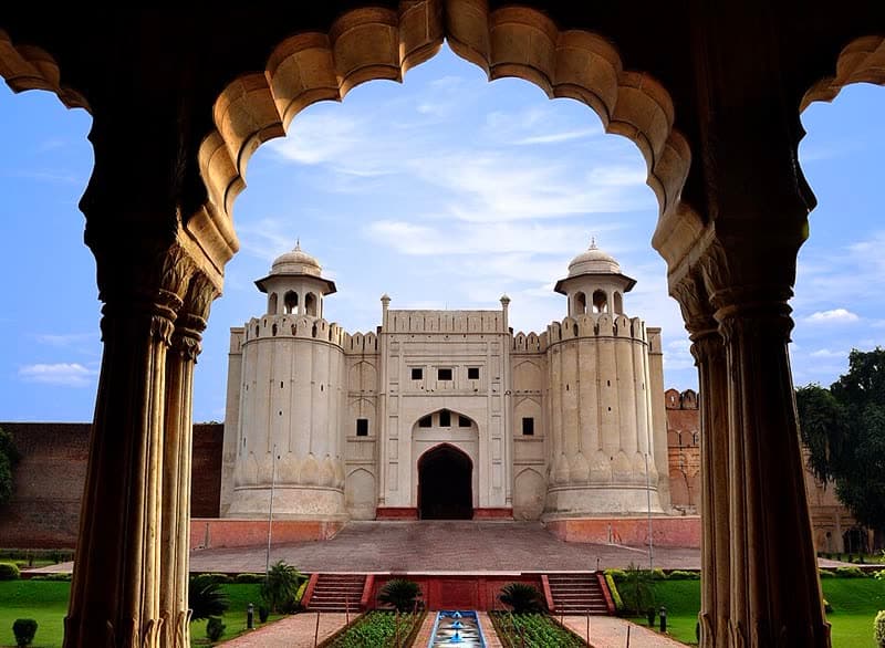 Lahore Fort from the Baradari